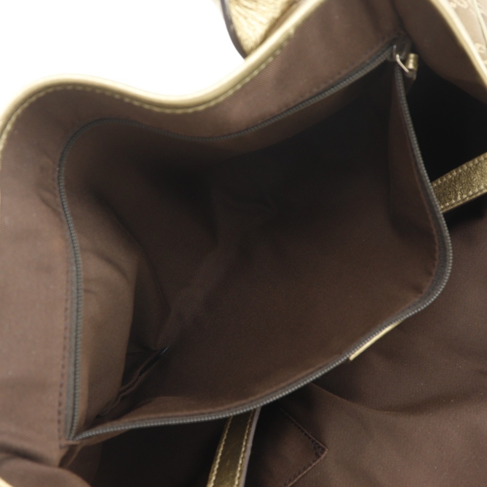 GUCCI Authentic Gold Canvas Tote Bag - Picture 7 of 16